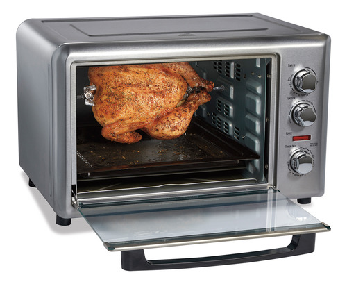 Horno Tostador, Rostizador Giratorio Hb Plata