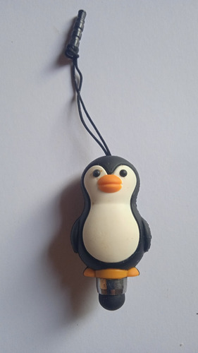 Lápiz Celular Con Forma De Pingüino 