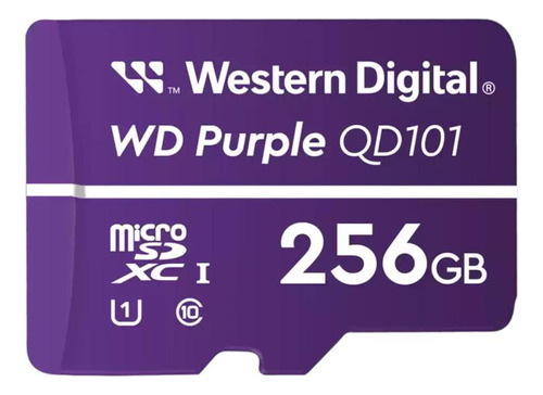 Memoria Micro Sd Purple - Wester Digital / Capacidad 256gb