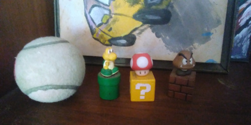 Mario Bros Figuras Mushroon Tortuga Y Komba Pcs