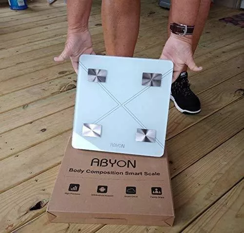 Abyon Bluetooth Smart Body Fat Scales Báscula Peso Digital