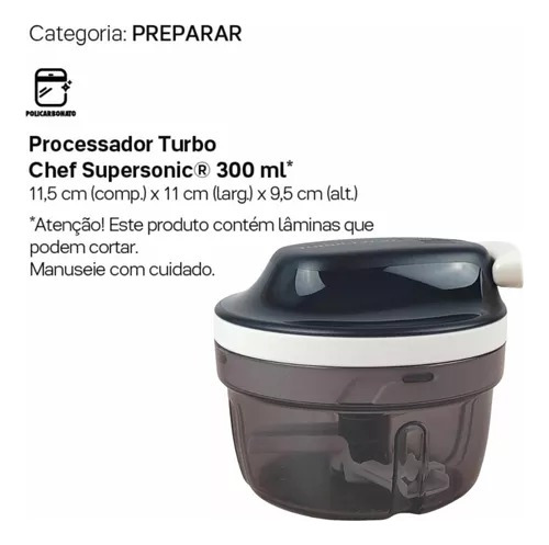 Turbo Chef Supersonic 300 Ml Preto