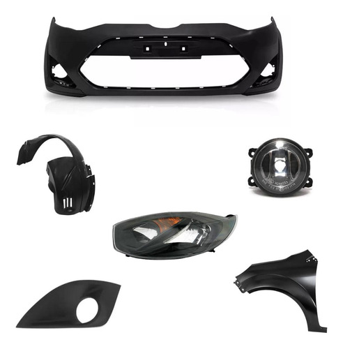 Kit Frente Ford Fiesta Rocam Esquerdo 2010 2011 2012 2013