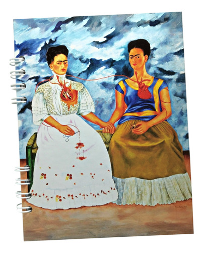 Libreta Temática De Arte: Frida Kahlo Modelo 1 / Pasta Dura