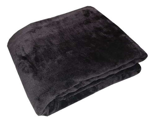 Cobertor Queen Toque De Seda Chumbo 2,20x2,40m - Niazitex
