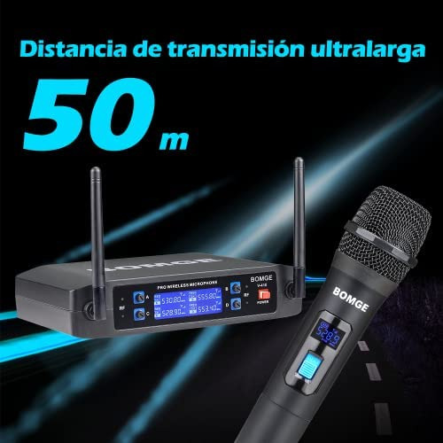 Sistema De Micrófono Inalámbrico Bomge, Juego De Micrófono I