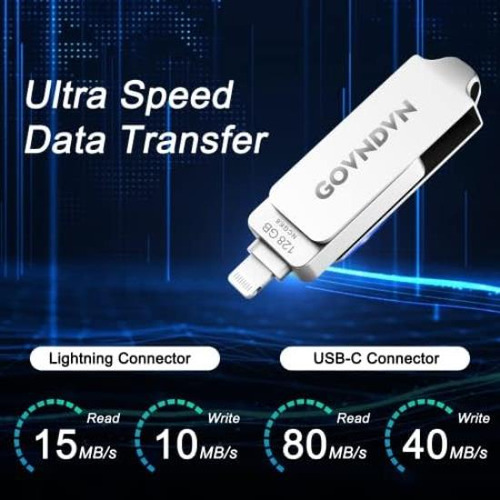 128 Gb Mfi Certificado Usb C Photo-stick Para iPhone 15, 4 E