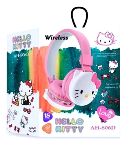 Audífonos Hello Kitty Inalámbricos Bluetooth 5.0 Regalo 