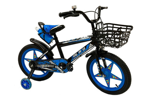 Bici Rodado 12  Azul O Rojo Con  Canasto Y Rueditas Oferta