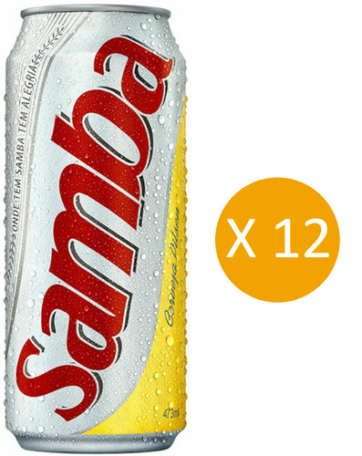Cerveza Samba 473ml Pack X12
