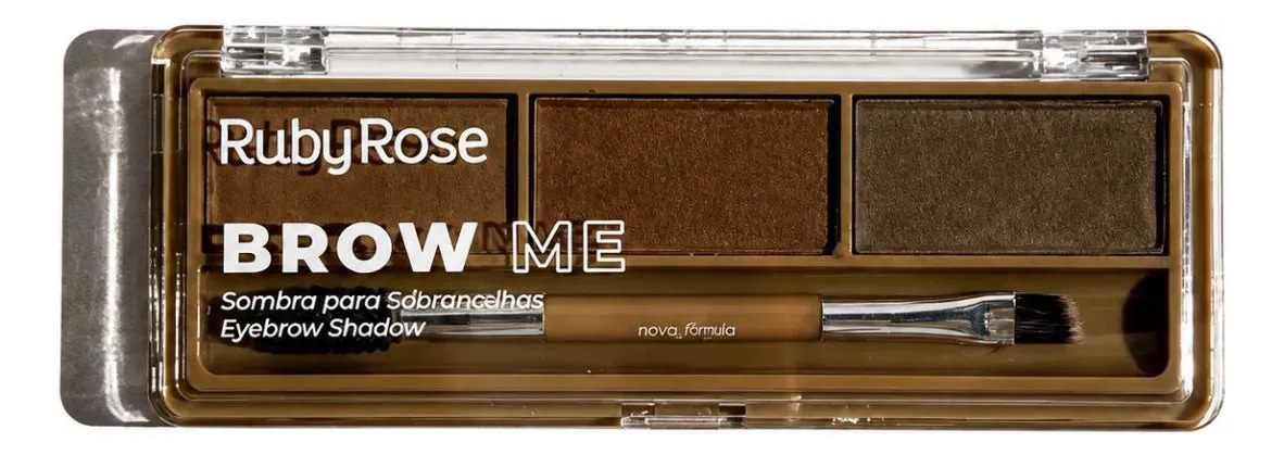 Sombra Para Sobrancelhas Brow Me Cream Powder Ruby Rose Bm01
