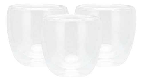 6 Tazas De Café De 100 Ml, Leche Aislante De Doble Pared Tra
