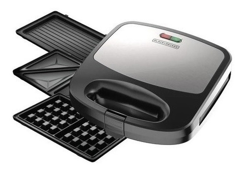 Sandwichera Waflera Parrilla Black Decker Wm2000s 3 En 1