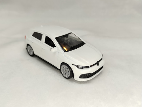 Welly Volkswagen Golf 8 Gti Escala 1/64 Usado Blanco