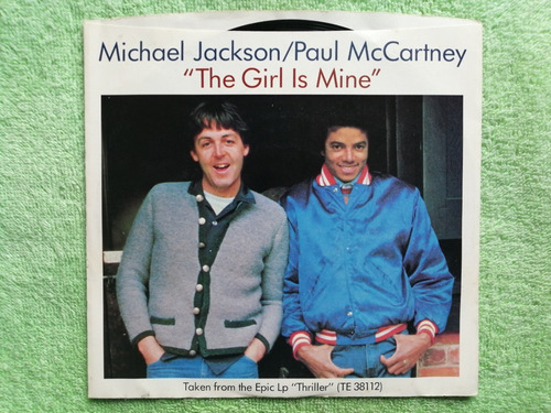 Eam 45 Rpm Vinilo Michael Jackson & Mc Cartney Girl Is Mine 