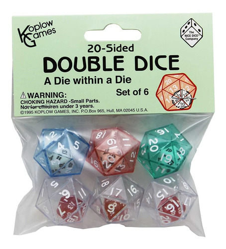 Kop12622 Conjunto Doble Juego De Dados