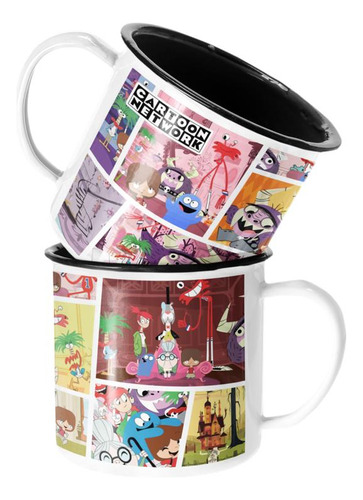 Taza Enlozada Lechera Cartoon Network Mansion Foster Amigos