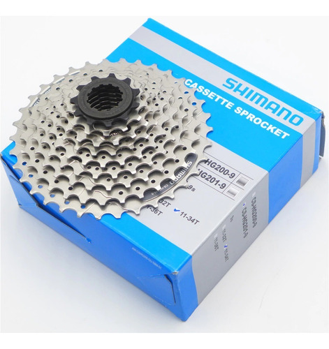 Shimano Cs Hg201 9 Altus 11-34t 9v Cassette Sprocket Número máximo de dentes 34 Número mínimo de dentes 11 cores prata