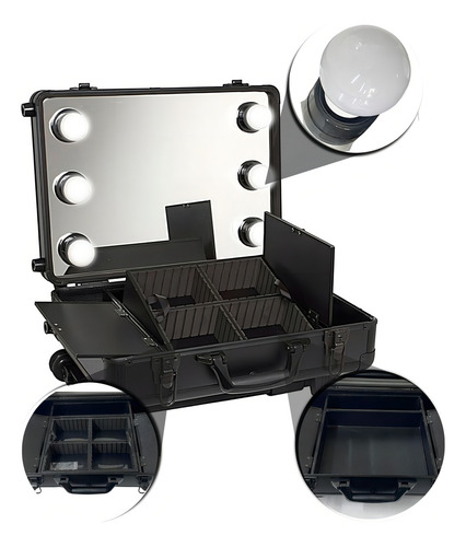 Maleta Camarim Mini Klass Vough Wb-418t-bl/bl