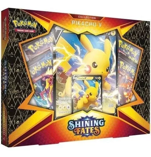 Kit 3 Pokémon TCG Lata Destinos Brilhantes - Pokémon Shiny