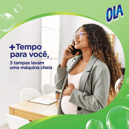 Sabão Líquido Ola Coco Para Roupas Finas E Delicadas 1l