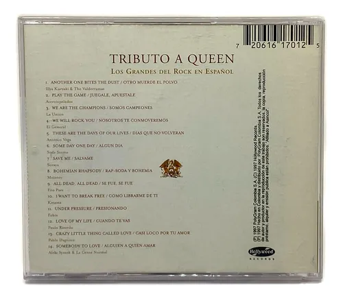 Cd Tributo A Queen - Soda Stereo Fobia Fito Páez / Excelente (Usado)