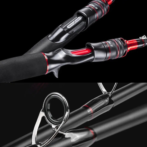 Caña Caster Black Widow 2.10m Bait 3 Tramos 10-20 Lb 8-25g