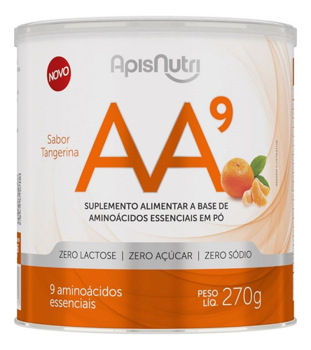Aa9 Aminoácidos Essenciais (270g) Tangerina Limão