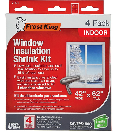 Kit De Película Aislante Para Ventanas Interior, 286216