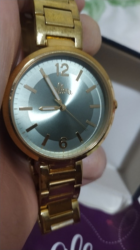 Relógio De Pulso Allora Analógico Dourado Preço Brechó