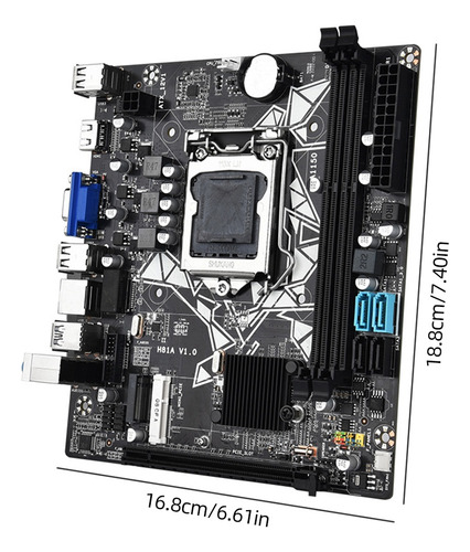 Generic Placa Madre H81a Ddr3 Lga1150 Soporte Para Placa