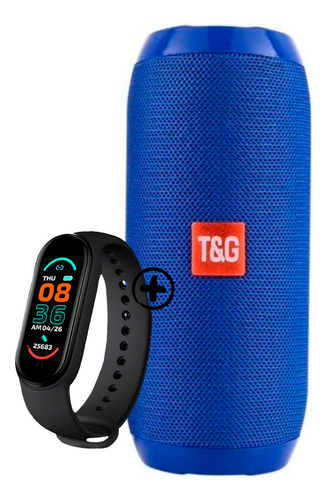 Parlante Bluetooth Tyg Gran Potencia Colores + Smartwatch