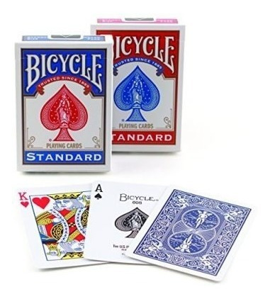 Cartas Nylon Naipe Poker Bicycle Rojo O Azul Original Usa