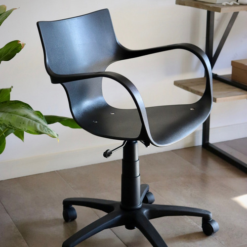 Imagen 4 de 6 de Silla De Escritorio Jim Base Negra Diseño Juvenil