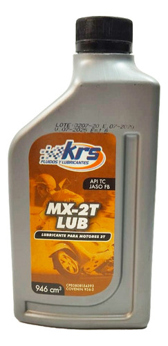 Aceite Mineral 2t Para Moto Marca Krs