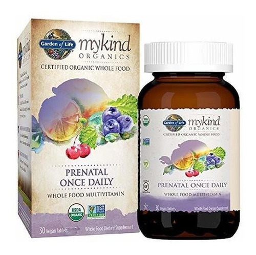 Garden Of Life Mykind Prenatal Daily Multivitamina Nutricion