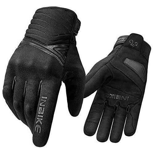 Guantes De Moto Impermeables Invierno Forro Polar Y Pan...