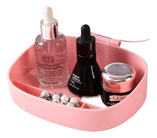 1 Pieza Caja De Almacenamiento De Cosmético Con Espejo