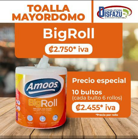 Toalla Mayordomo Amoos Big Roll