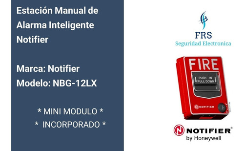 Estacion Manual De Alarma Notifier Nbg-12lx