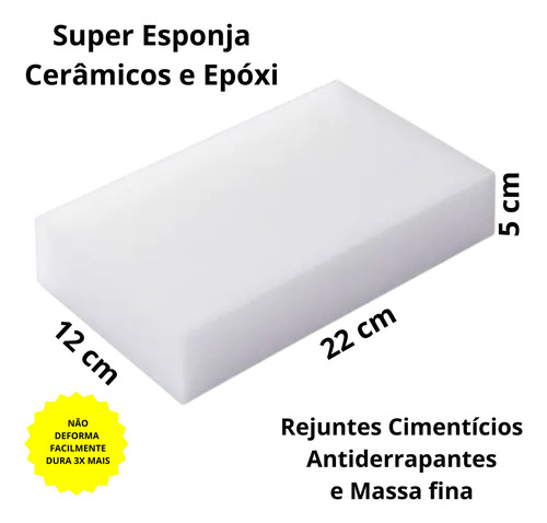 Esponja Para Cerâmicos, Rejuntes Epóxi E Limpeza Em Geral