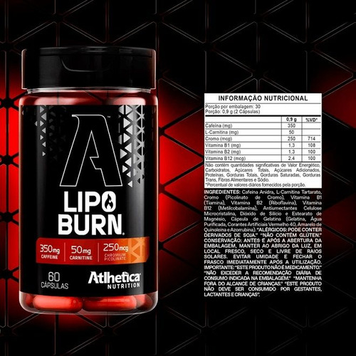 Lipo Burn (60 Caps) - Padrão: Único Sem Sabor