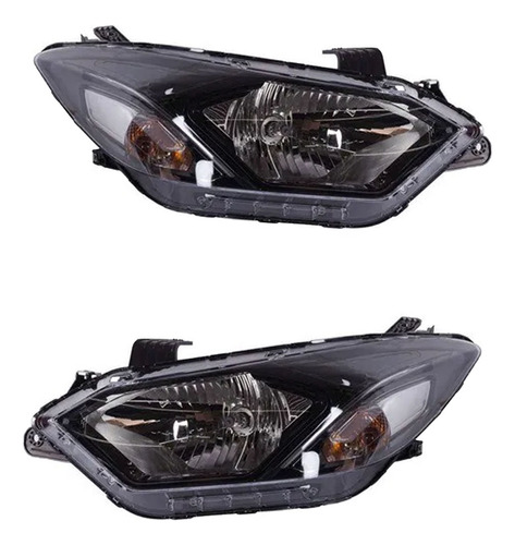 Par Optico Negro Led Manual Para Chevrolet Onix 2016 2020