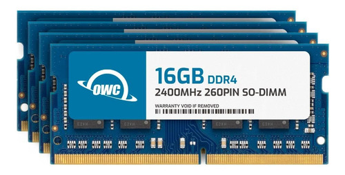 Owc 64gb (4x16gb) Ddr4 2400mhz Pc4-19200 Cl17 2rx8 So-dimm