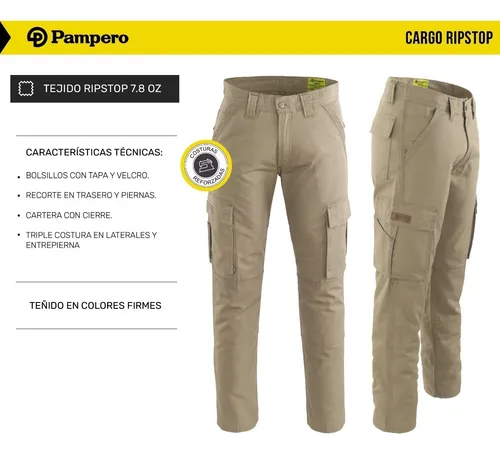 Pantalon Pampero Cargo Ripstop Hombre Antidesgarro 49.999