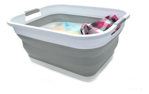 Canasta Plegable De Plástico Para Ropa Almacenamiento Compac