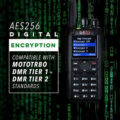 Btech Dmr-6x2 Pro Dmr Y Radio Bidireccional De Doble Banda A