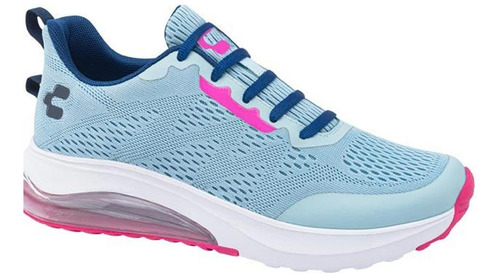 Tenis Deportivo Correr Charly 6001 Azul Para Mujer