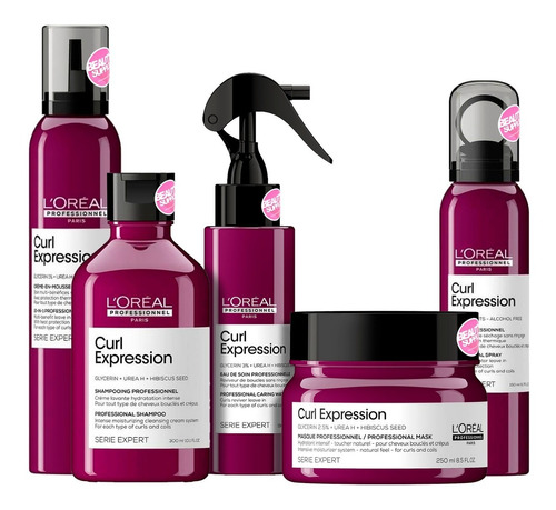 Kit Completo Loreal Para Rulos Curls Expression Serie Expert
