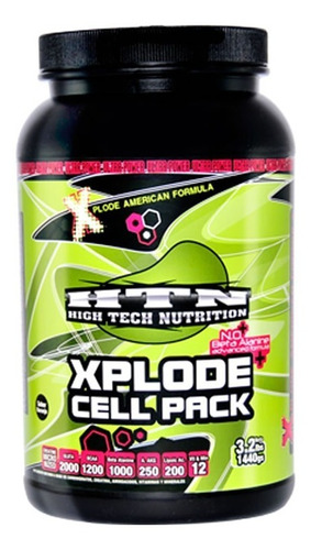 Xplode Cell Pack Htn 1.4 K Creatina Bcaa Glutamina Vitaminas